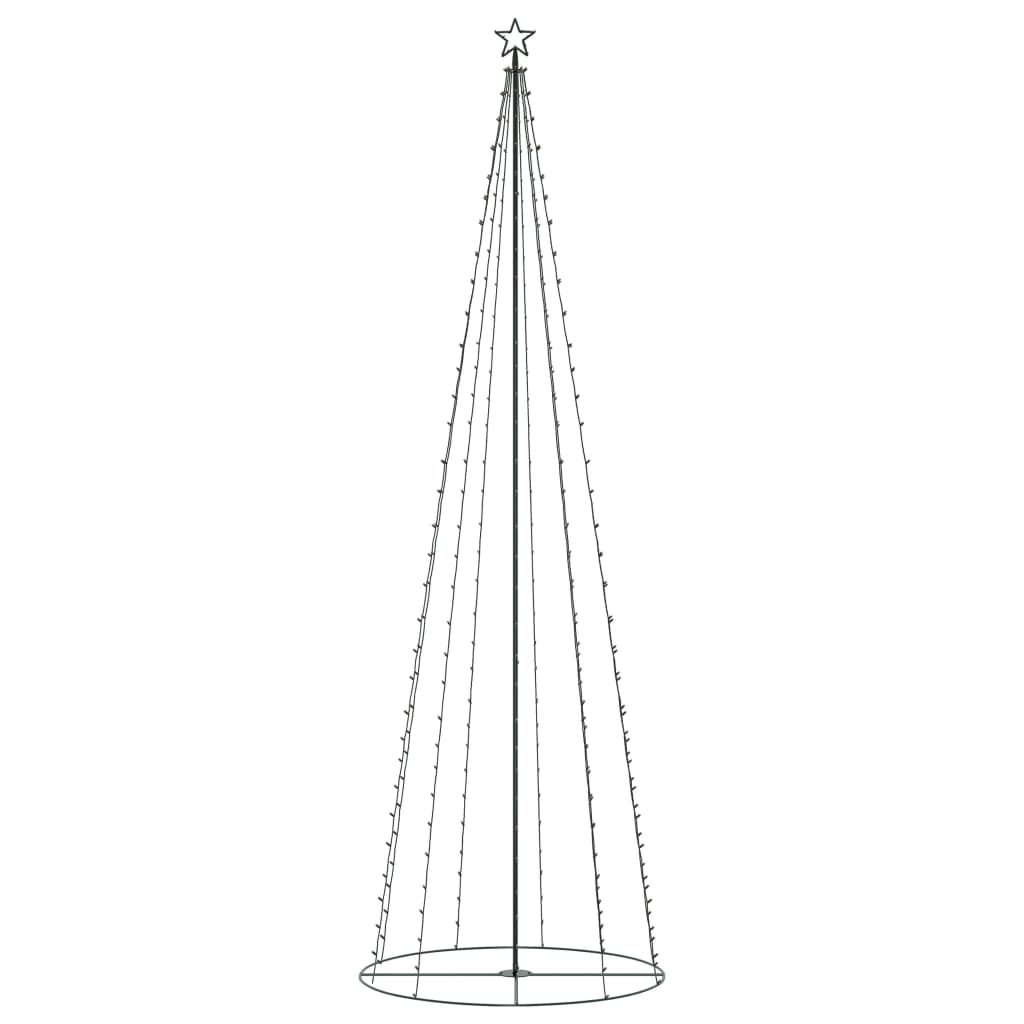 Kegelkerstboom 330 Led's 100X300 Cm Warmwit