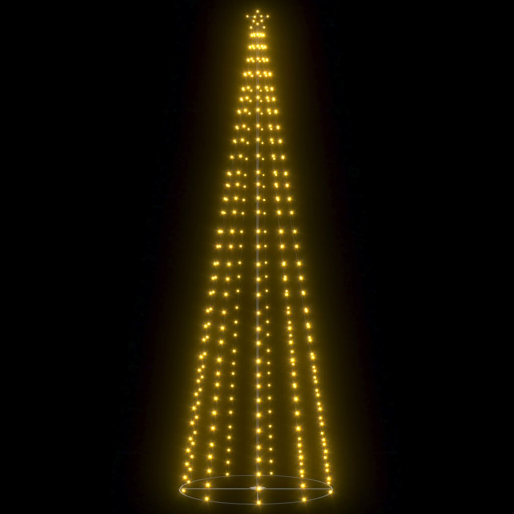 Kegelkerstboom 330 Led's 100X300 Cm Warmwit