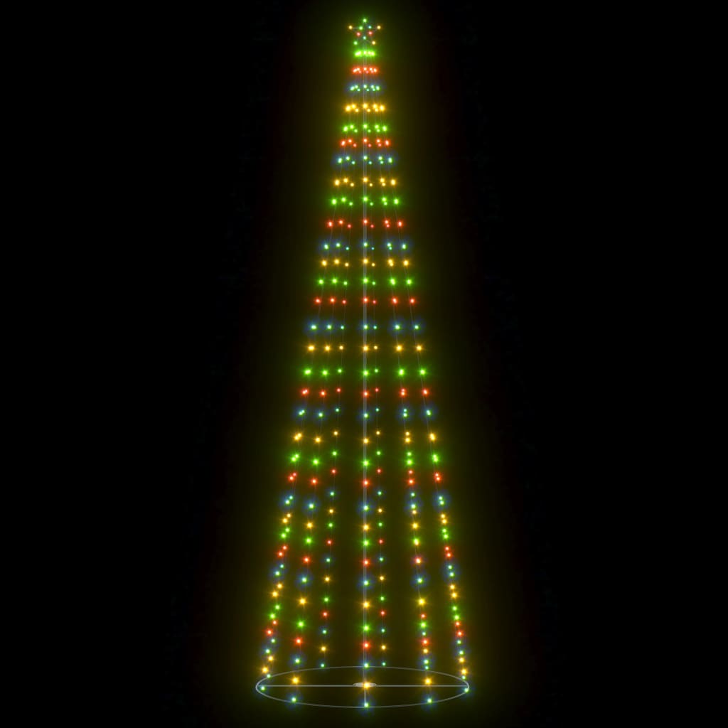 Kegelkerstboom 330 Led's 100X300 Cm Meerkleurig