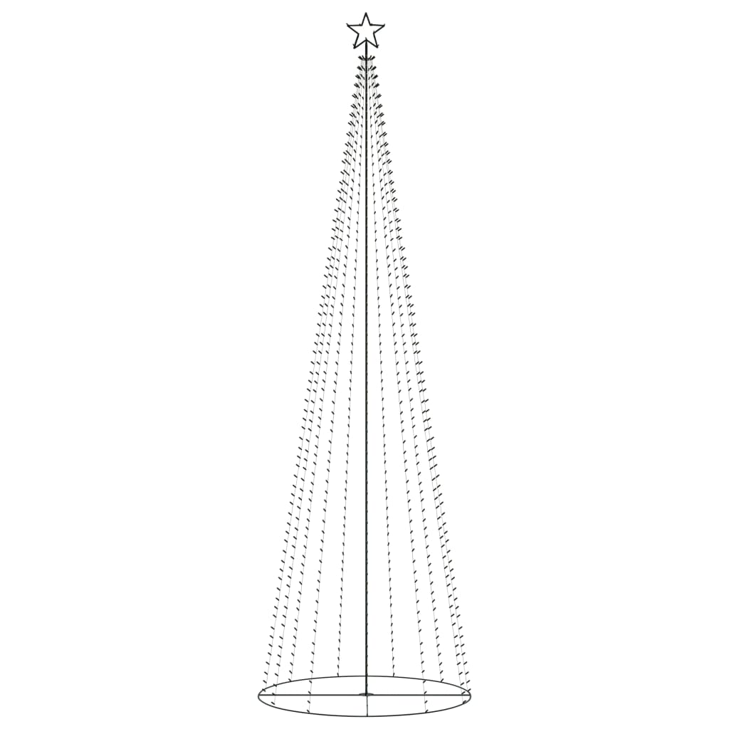 Kegelkerstboom 752 Led's 160X500 Cm Warmwit
