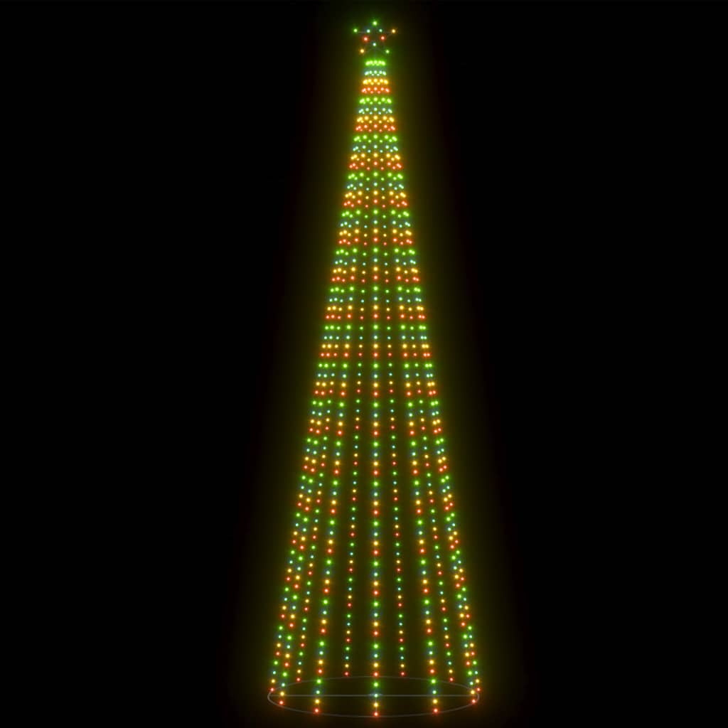 Kegelkerstboom 752 Led's 160X500 Cm Meerkleurig