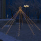 Kerstboomverlichting Waterval Binnen Buiten 400 Led's 2,5 M