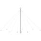 Kerstboomverlichting Waterval Binnen Buiten 576 Led's 3,6 M