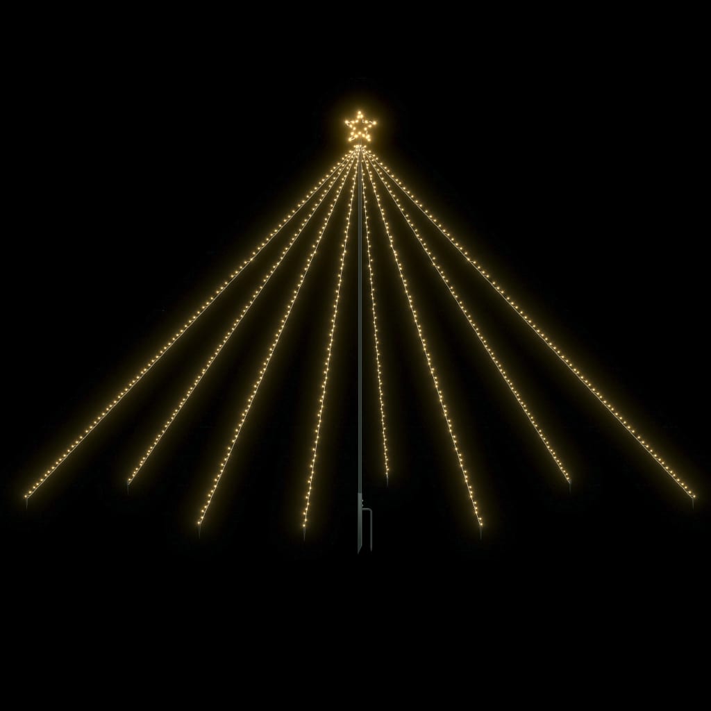Kerstboomverlichting Waterval Binnen Buiten 576 Led's 3,6 M