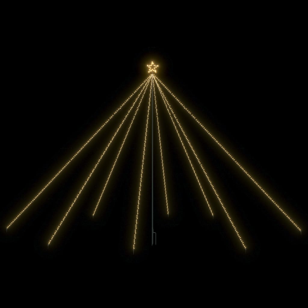 Kerstboomverlichting Waterval Binnen Buiten 800 Led's 5 M