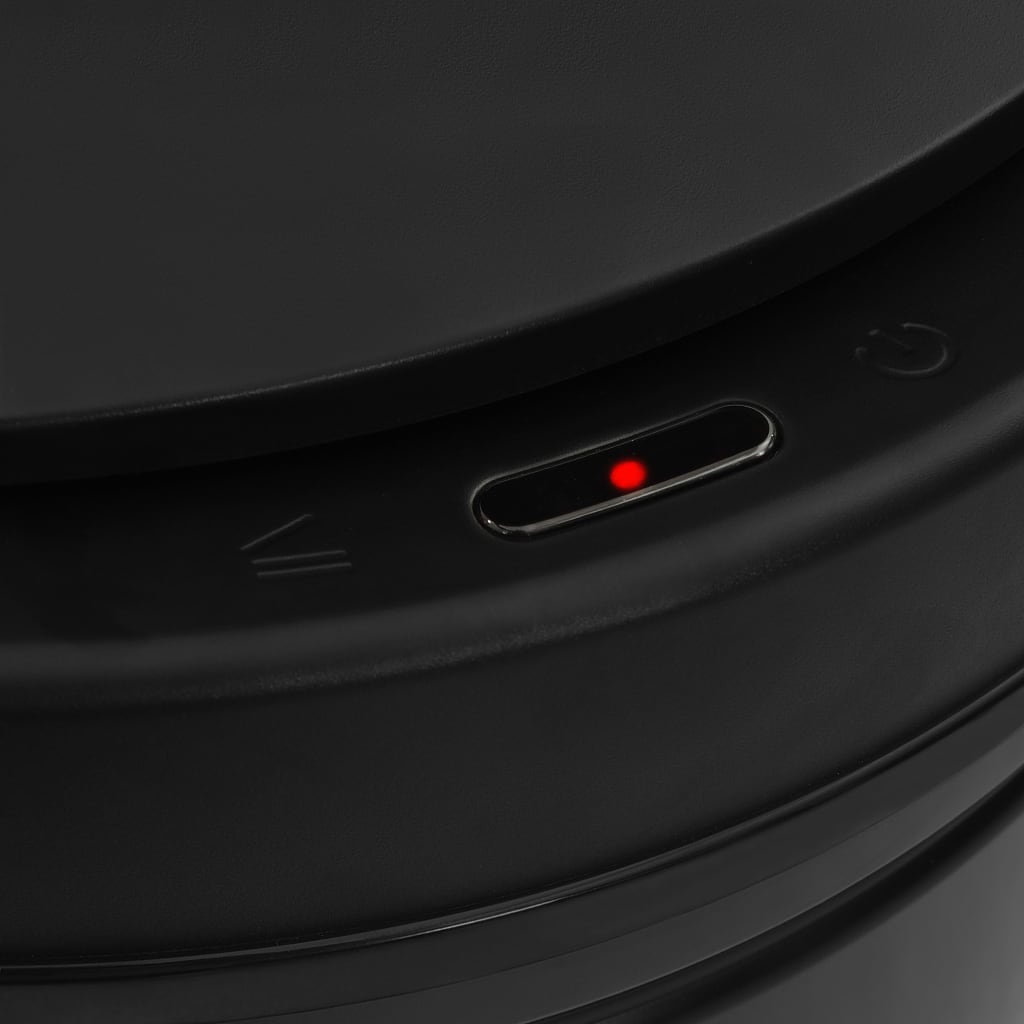 Prullenbak Met Automatische Sensor 80 L Koolstofstaal Zwart