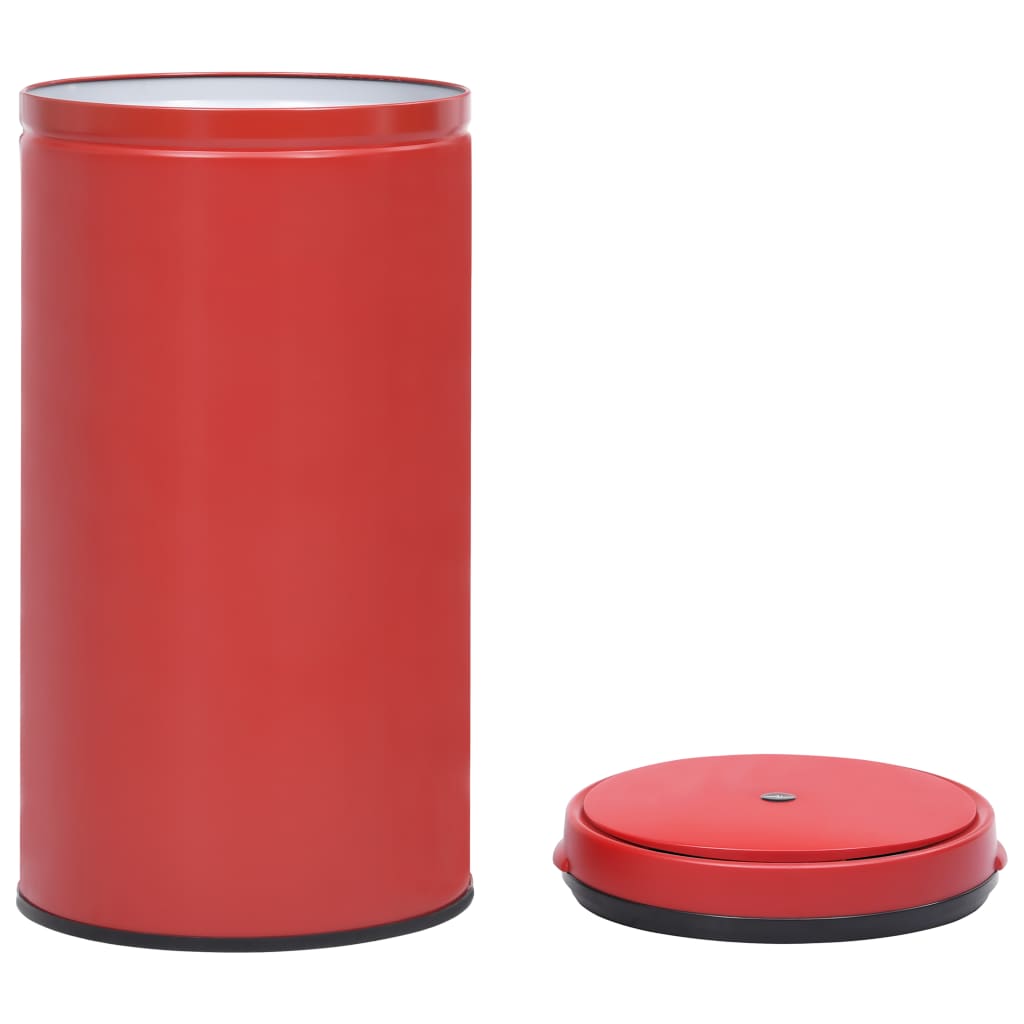 Prullenbak Met Automatische Sensor 60 L Koolstofstaal Rood