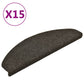 Trapmatten Zelfklevend 15 St 65X21X4 Cm Naaldvilt Lichtbruin