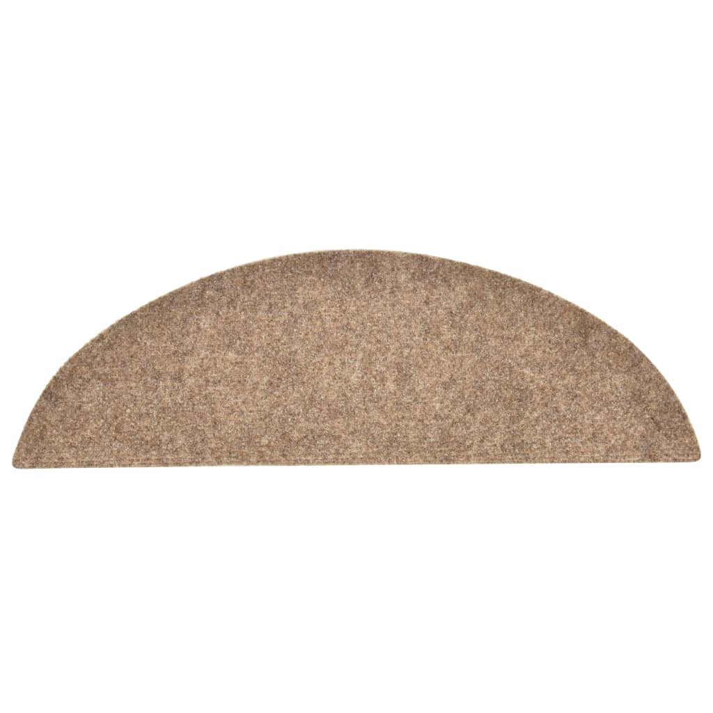 Trapmatten Zelfklevend 15 St 56X17X3 Cm Naaldvilt Crèmekleurig