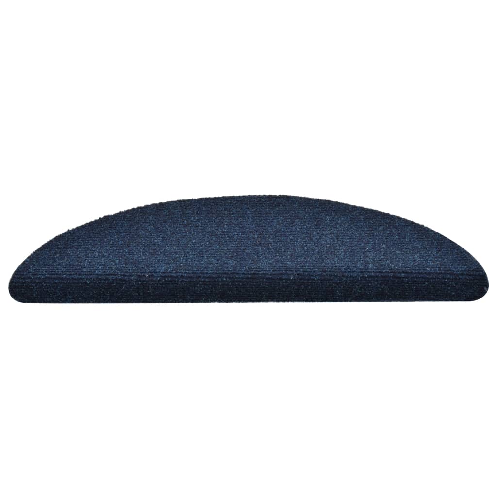 Trapmatten Zelfklevend 15 St 56X17X3 Cm Naaldvilt Marineblauw