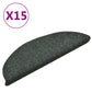 Trapmatten Zelfklevend 15 St 56X17X3 Cm Naaldvilt Groen