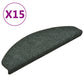 Trapmatten Zelfklevend 15 St 65X21X4 Cm Naaldvilt Groen