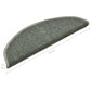Trapmatten 15 St 56X17X3 Cm Donkergroen