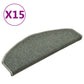 Trapmatten 15 St 65X24X4 Cm Donkergroen