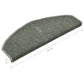 Trapmatten 15 St 65X24X4 Cm Donkergroen