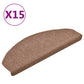 Trapmatten 15 St 65X24X4 Cm Bruin