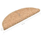 Trapmatten 15 St 56X17X3 Cm Goudkleurig
