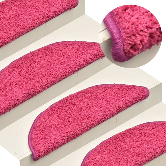 Trapmatten 15 St 65X21X4 Cm Roze