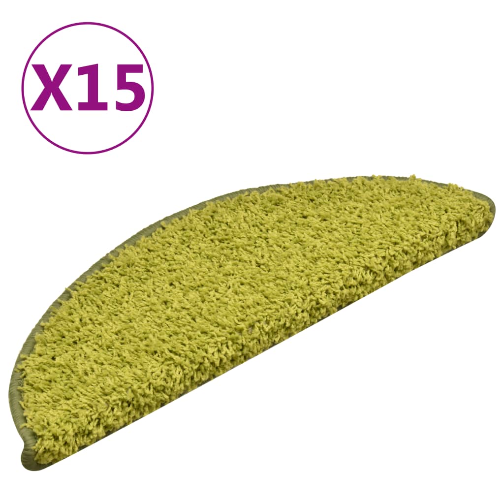 Trapmatten 15 St 56X17X3 Cm Groen