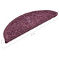 Trapmatten 15 St 56X17X3 Cm Donkerpaars