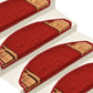 Trapmatten Zelfklevend 15 St 65X21X4 Cm Rood