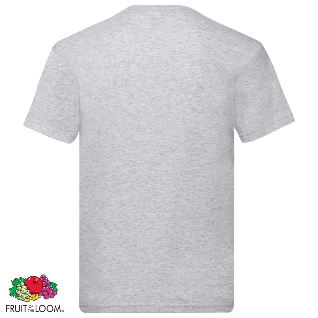Fruit Of The Loom T-Shirts Original 10 St S Katoen Grijs