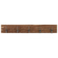 Wandkapstok Met 5 Haken 100X2,5X15 Cm Massief Gerecycled Hout
