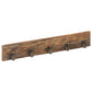 Wandkapstok Met 5 Haken 100X2,5X15 Cm Massief Gerecycled Hout