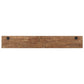 Wandkapstok Met 5 Haken 100X2,5X15 Cm Massief Gerecycled Hout