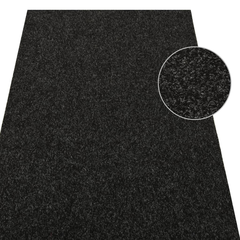Kunstgras Met Noppen 2X1,33 M Antraciet
