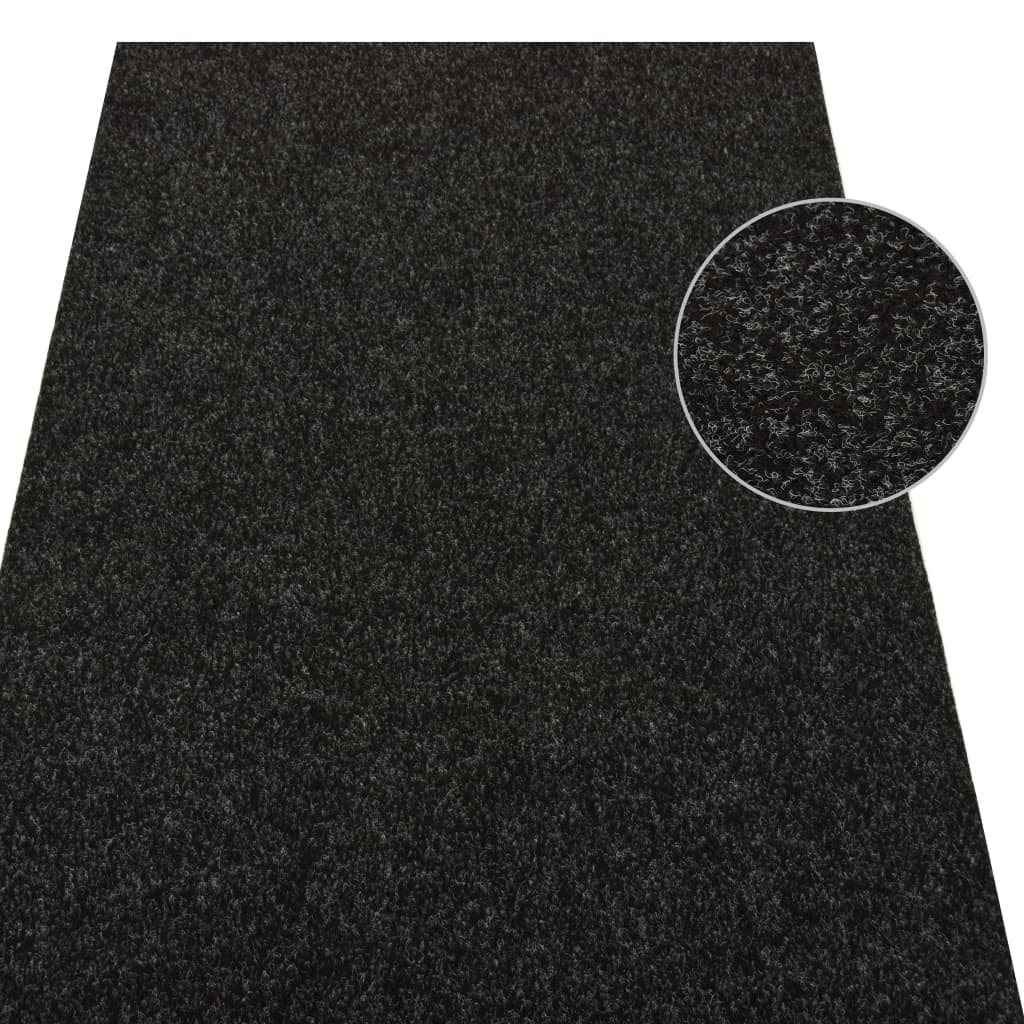 Kunstgras Met Noppen 3X1,33 M Antracietkleurig