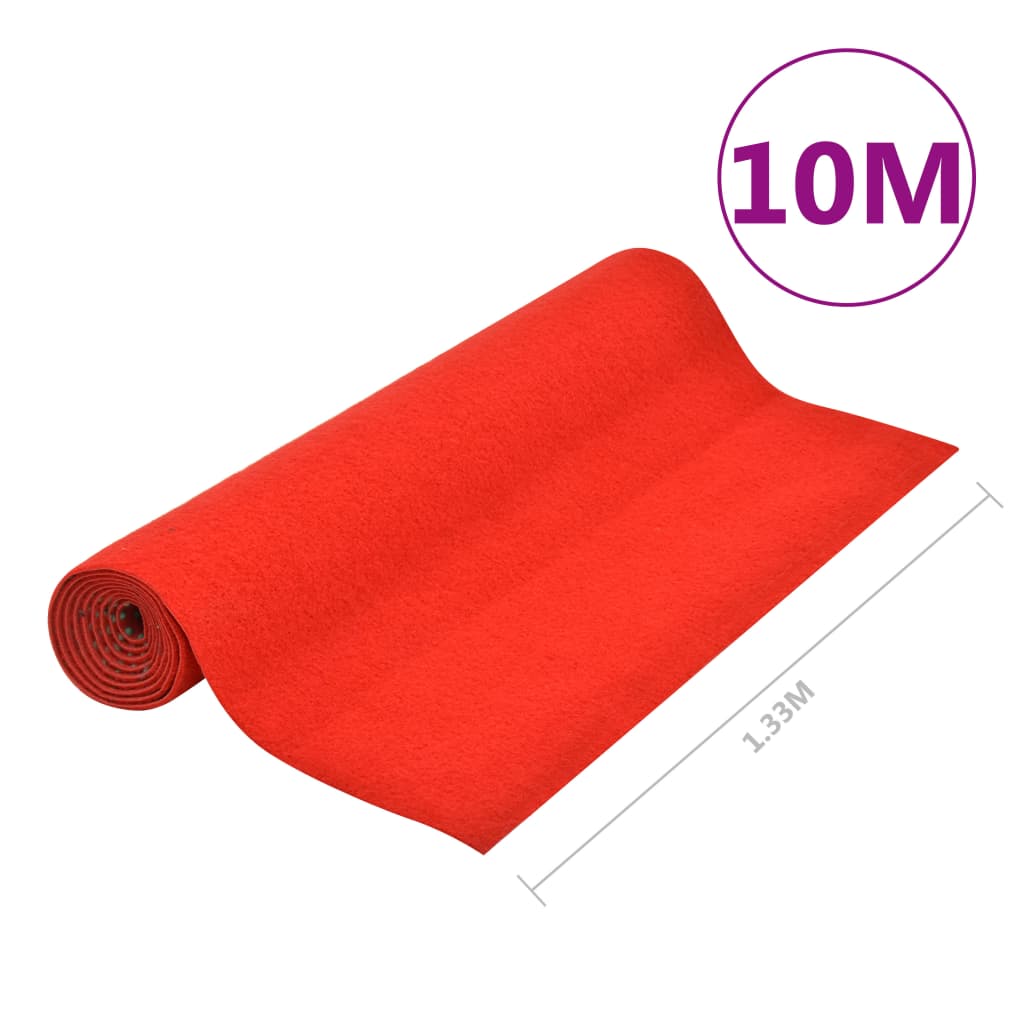 Kunstgras Met Noppen 10X1,33 M Rood