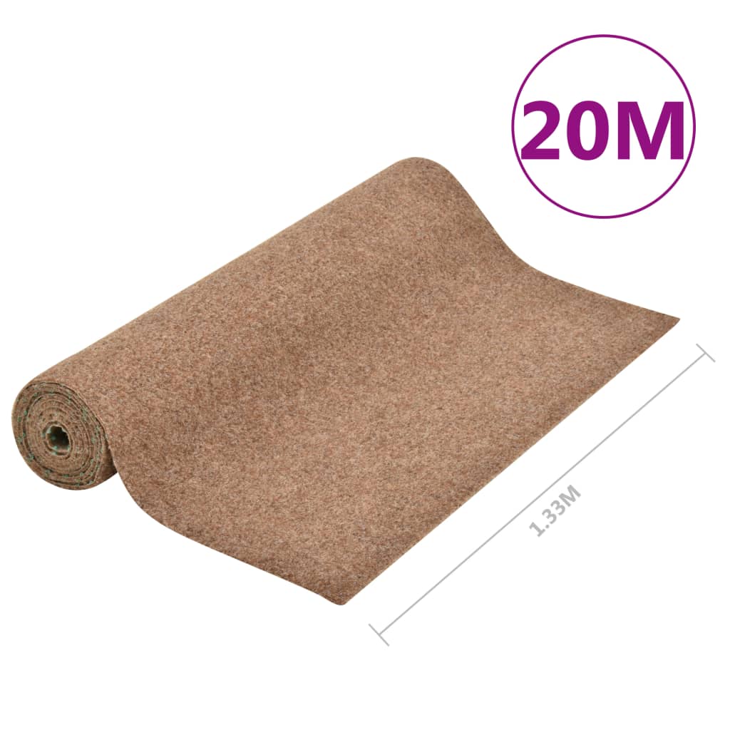 Kunstgras Met Noppen 20X1,33 M Beige
