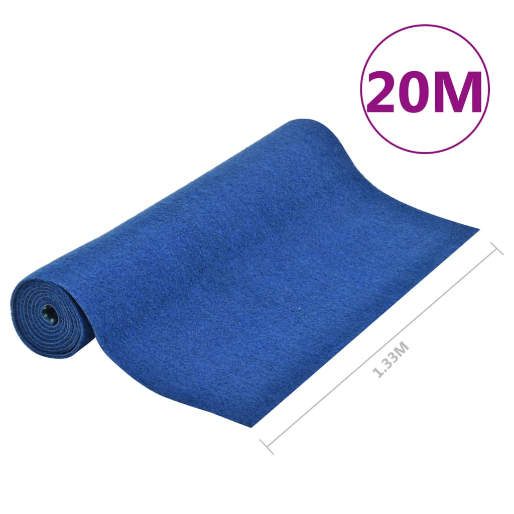 Kunstgras Met Noppen 20X1,33 M Blauw