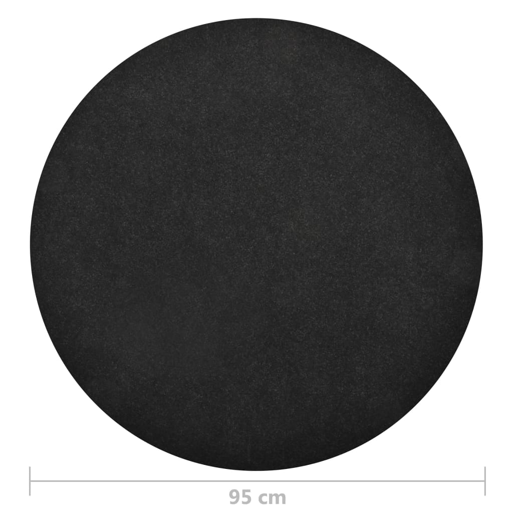Kunstgras Met Noppen Rond 95 Cm Antraciet