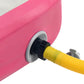 Gymnastiekmat Met Pomp Opblaasbaar 400X100X15 Cm Pvc Roze