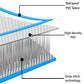 Gymnastiekmat Met Pomp Opblaasbaar 400X100X15 Cm Pvc Blauw