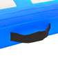 Gymnastiekmat Met Pomp Opblaasbaar 400X100X15 Cm Pvc Blauw