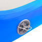 Gymnastiekmat Met Pomp Opblaasbaar 400X100X15 Cm Pvc Blauw