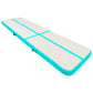 Gymnastiekmat Met Pomp Opblaasbaar 700X100X15 Cm Pvc Groen