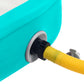 Gymnastiekmat Met Pomp Opblaasbaar 700X100X15 Cm Pvc Groen