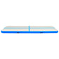 Gymnastiekmat Met Pomp Opblaasbaar 800X100X15 Cm Pvc Blauw