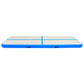 Gymnastiekmat Met Pomp Opblaasbaar 300X100X20 Cm Pvc Blauw