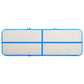 Gymnastiekmat Met Pomp Opblaasbaar 300X100X20 Cm Pvc Blauw
