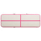 Gymnastiekmat Met Pomp Opblaasbaar 400X100X20 Cm Pvc Roze