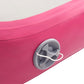 Gymnastiekmat Met Pomp Opblaasbaar 400X100X20 Cm Pvc Roze