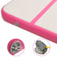 Gymnastiekmat Met Pomp Opblaasbaar 400X100X20 Cm Pvc Roze