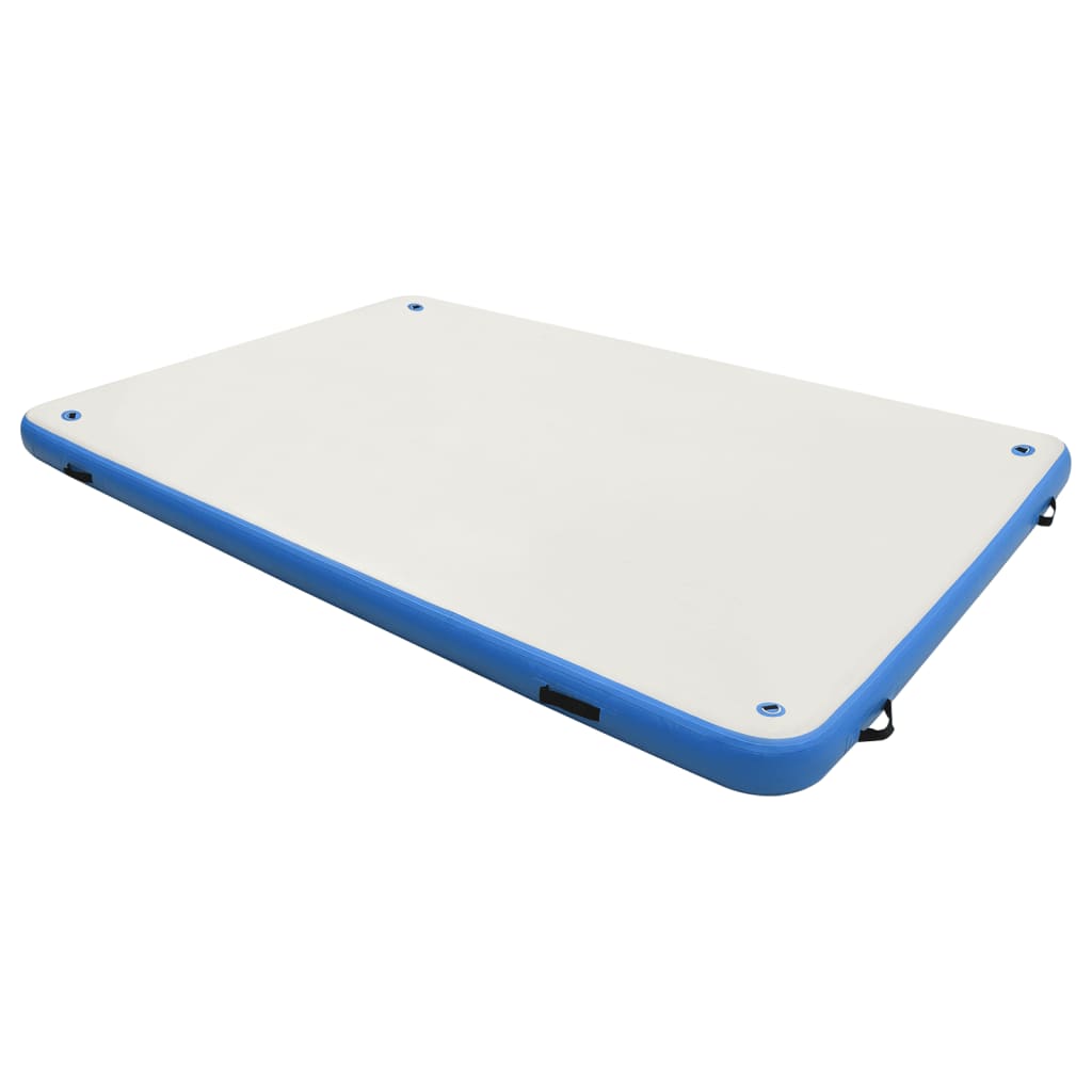 Vlot Opblaasbaar 300X150X15 Cm Blauw En Wit