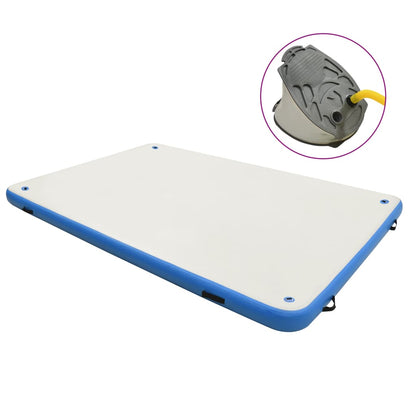 Vlot Opblaasbaar 300X300X15 Cm Blauw En Wit
