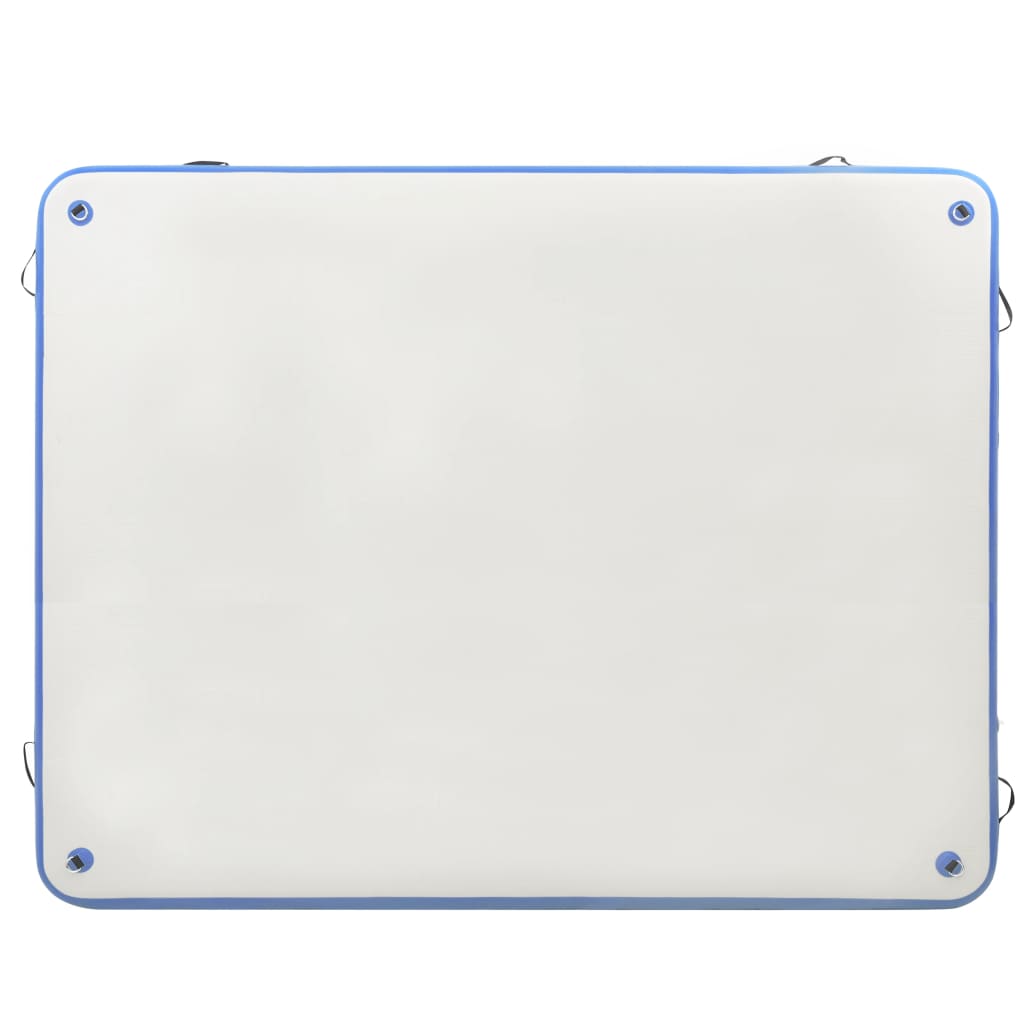 Vlot Opblaasbaar 300X300X15 Cm Blauw En Wit